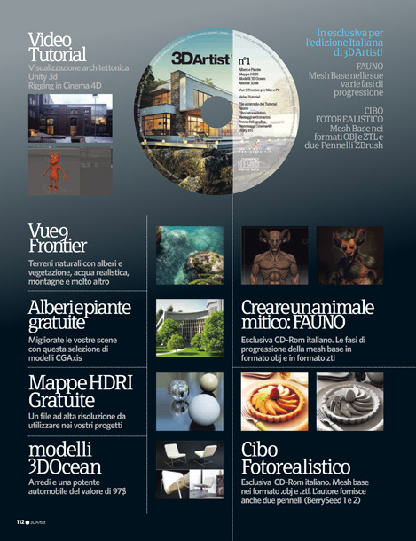 3D Artist n. 1 - CD-Rom