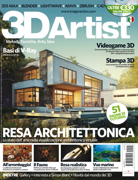 3D Artist n. 1 - Cover