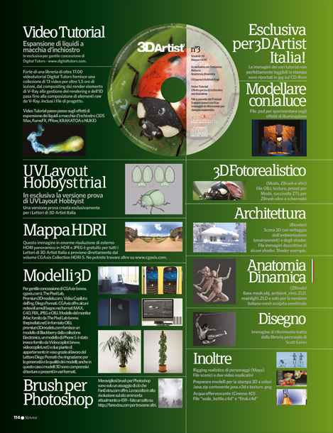 3D Artist n. 3 - CD-Rom