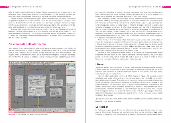 3ds Max Visualizzazione Architettonica - Vol. 1 - Pagine 1-2 e 1-3