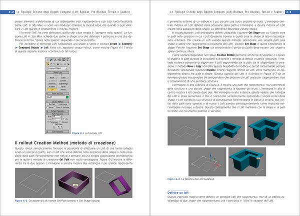 3ds Max Visualizzazione Architettonica - Vol. 1 - Pagine 4-2 e 4-3