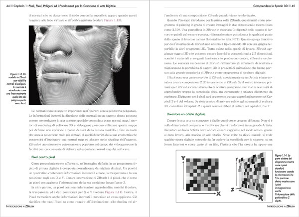 Introduzione a ZBrush - pagine 44 - 45