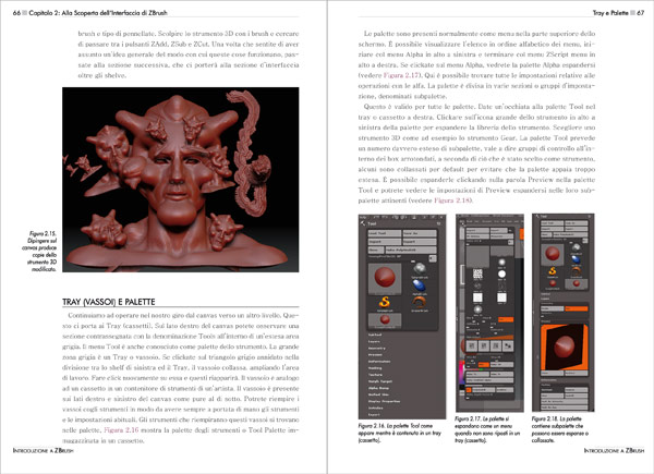 Introduzione a ZBrush - pagine 66 - 67