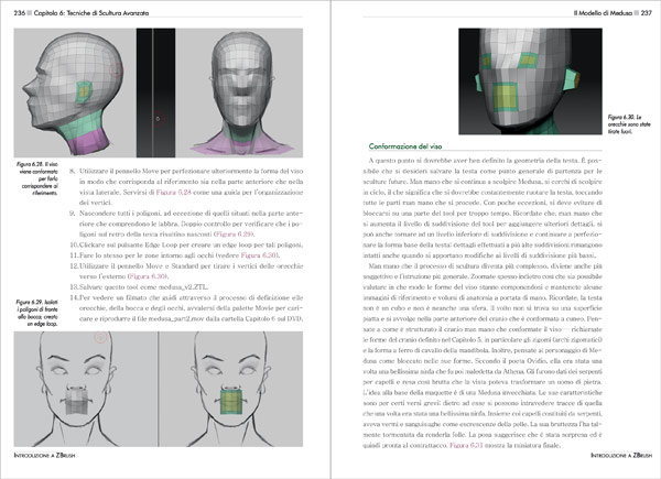 Introduzione a ZBrush - pagine 236 - 237