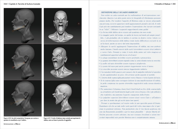 Introduzione a ZBrush - pagine 254 - 255