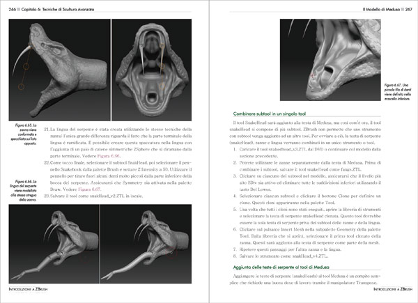 Introduzione a ZBrush - pagine 266 - 267