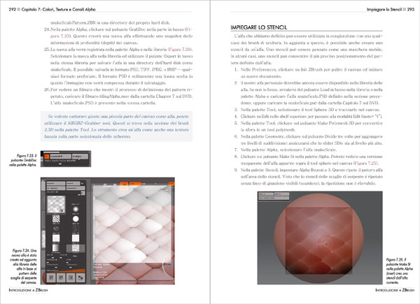 Introduzione a ZBrush - pagine 292 - 293