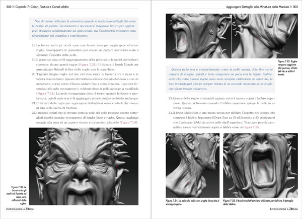Introduzione a ZBrush - pagine 302 - 303