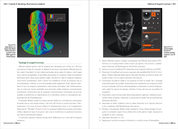 Introduzione a ZBrush - pagine 334 - 335