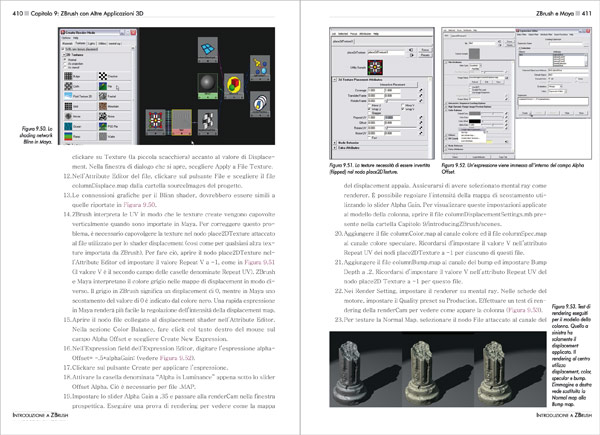 Introduzione a ZBrush - pagine 410 - 411