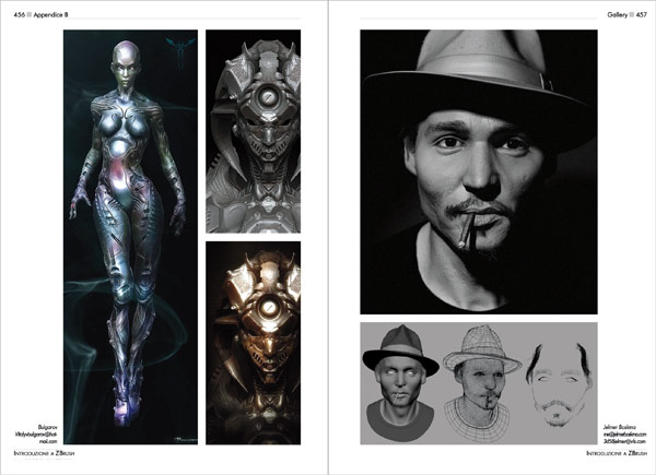 Introduzione a ZBrush - pagine 456 - 457