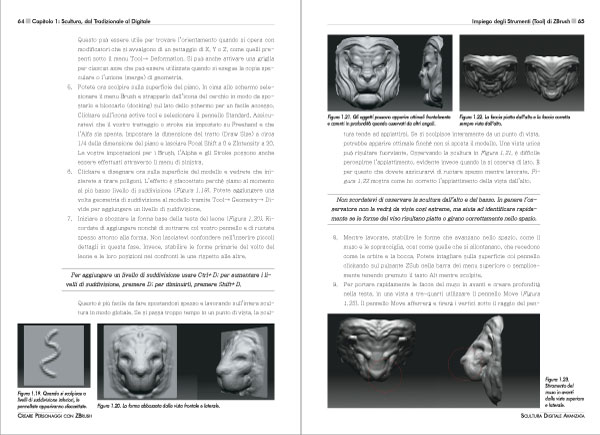 Creare Personaggi con ZBrush - pagine 64 - 65