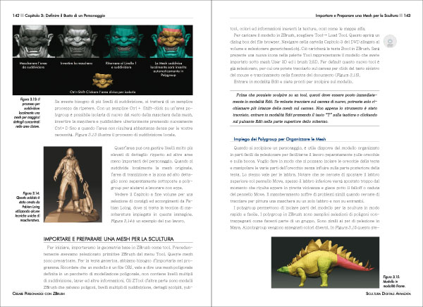 Creare Personaggi con ZBrush - pagine 142 - 143