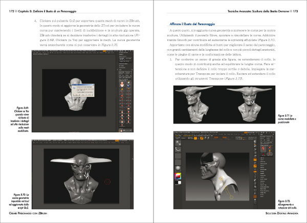 Creare Personaggi con ZBrush - pagine 172 - 173