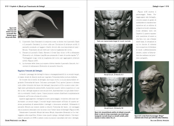 Creare Personaggi con ZBrush - pagine 212 - 213