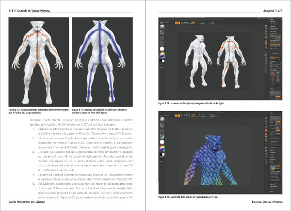 Creare Personaggi con ZBrush - pagine 278 - 279