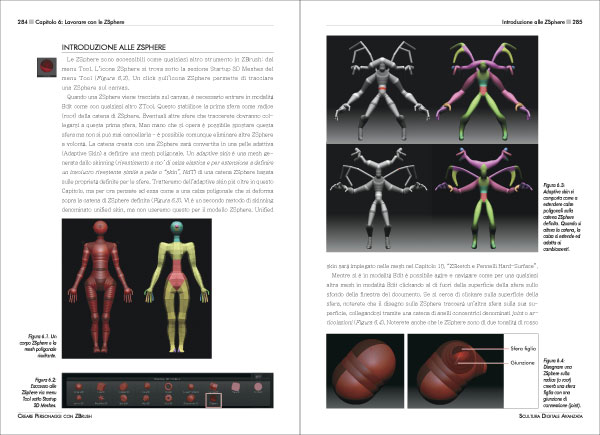 Creare Personaggi con ZBrush - pagine 284 - 285