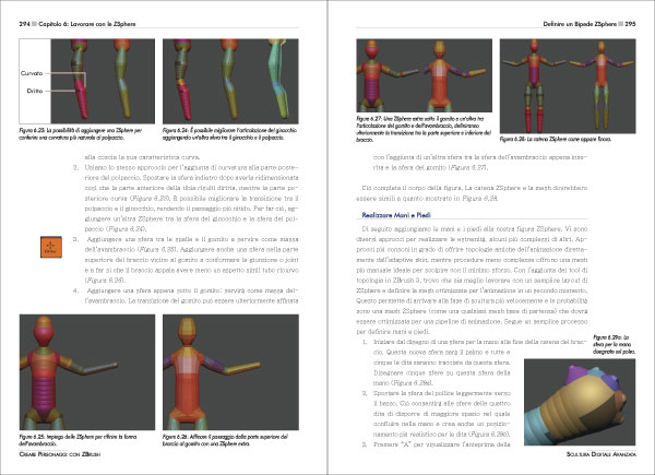 Creare Personaggi con ZBrush - pagine 294 - 295