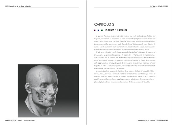 ZBrush Scultura Digitale - Anatomia Umana - pagine 110 - 111