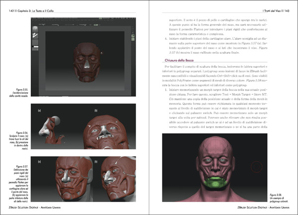 ZBrush Scultura Digitale - Anatomia Umana - pagine 142 - 143