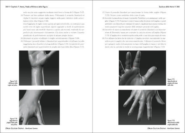 ZBrush Scultura Digitale - Anatomia Umana - pagine 304 - 305