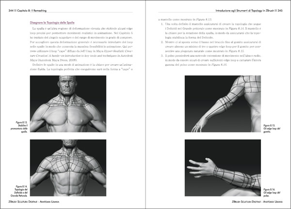 ZBrush Scultura Digitale - Anatomia Umana - pagine 344 - 345