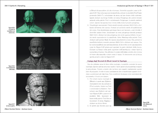 ZBrush Scultura Digitale - Anatomia Umana - pagine 350 - 351