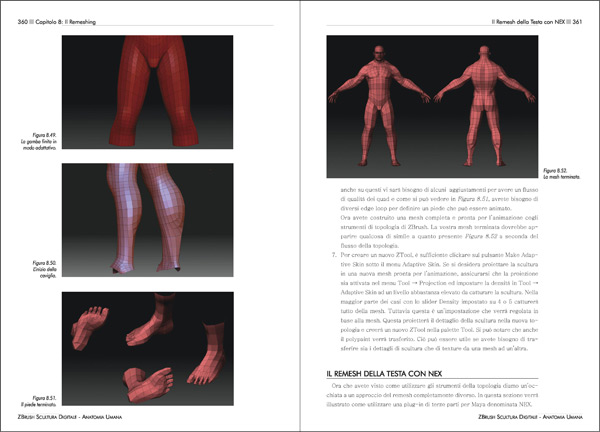 ZBrush Scultura Digitale - Anatomia Umana - pagine 360 - 361