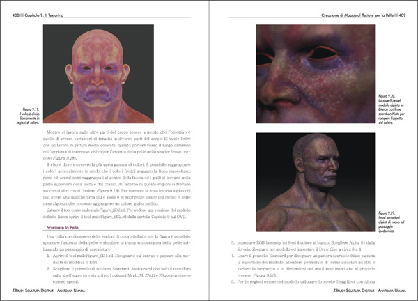 ZBrush Scultura Digitale - Anatomia Umana - pagine 408 - 409