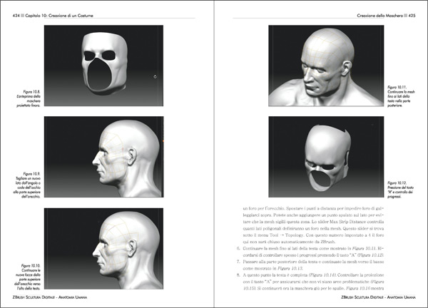 ZBrush Scultura Digitale - Anatomia Umana - pagine 424 - 425