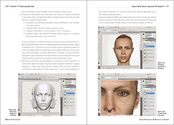 ZBrush per Videogame - Creare Personaggi 3D Realistici da Animare - Pagine 150-151