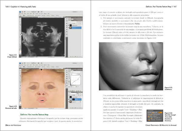 ZBrush per Videogame - Creare Personaggi 3D Realistici da Animare - Pagine 160-161