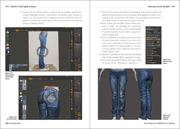 ZBrush per Videogame - Creare Personaggi 3D Realistici da Animare - Pagine 250-251