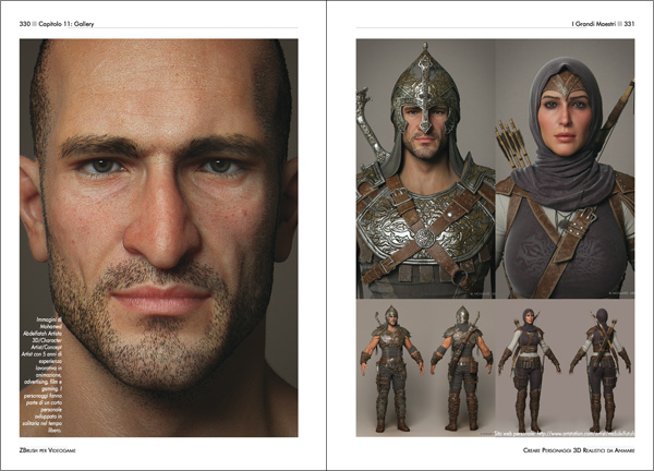 ZBrush per Videogame - Creare Personaggi 3D Realistici da Animare - Pagine 330-331